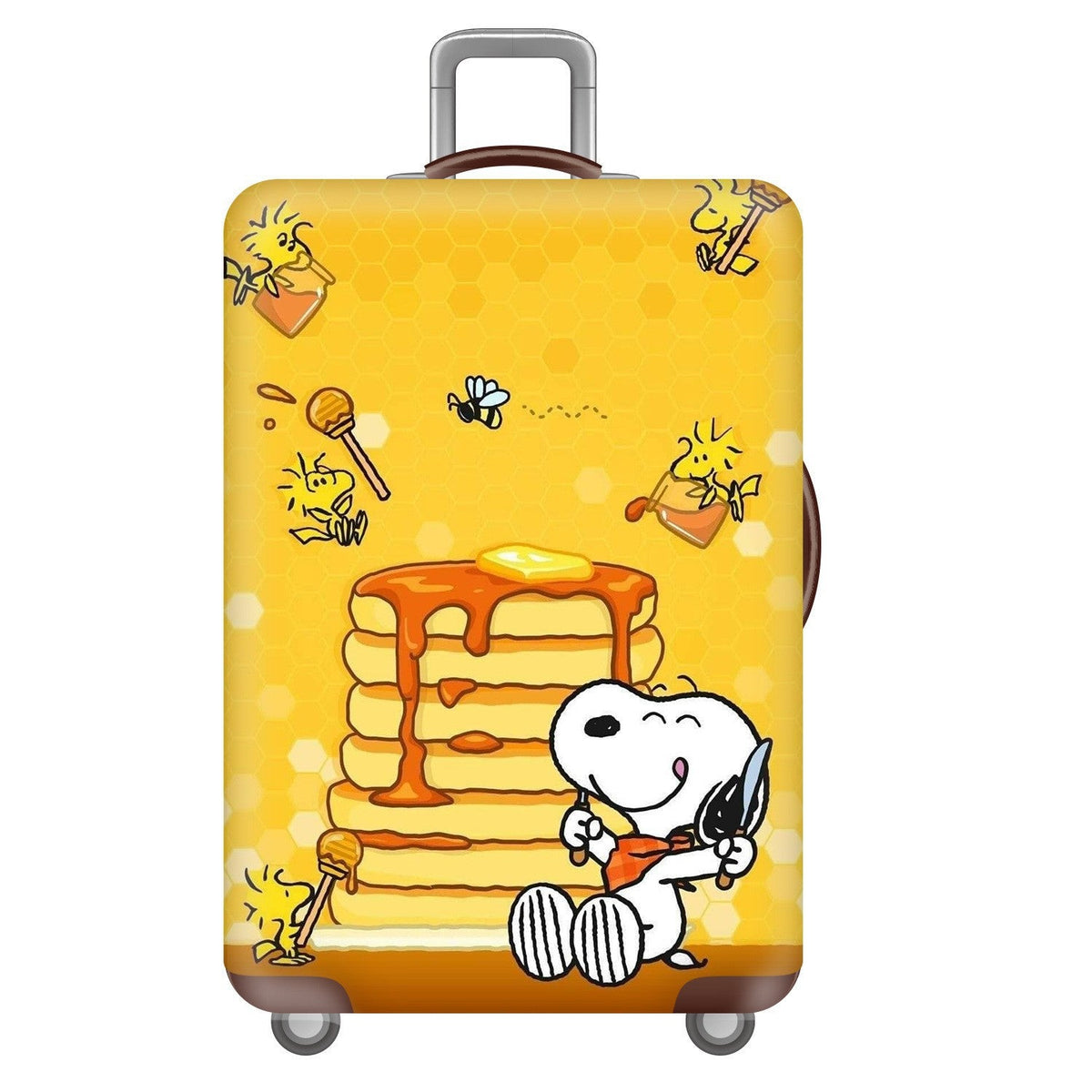 Unisex hard-shell travel suitcase with playful Snoopy motif Brehn