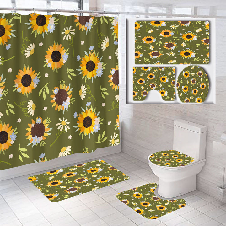 Floral Theme Bathroom Décor Set Kalsten