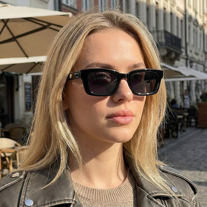 Women's Fashion Rectangular Sunglasses with UV Protection and High-Quality Frame Kalsten
