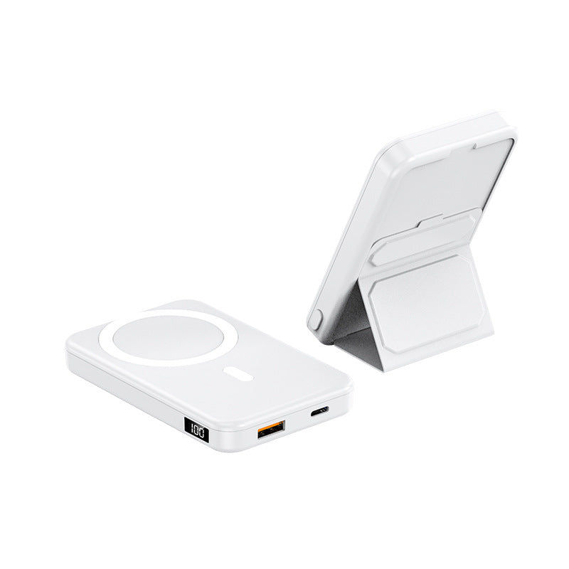 Portable power bank with integrated stand and LCD display Kalsten