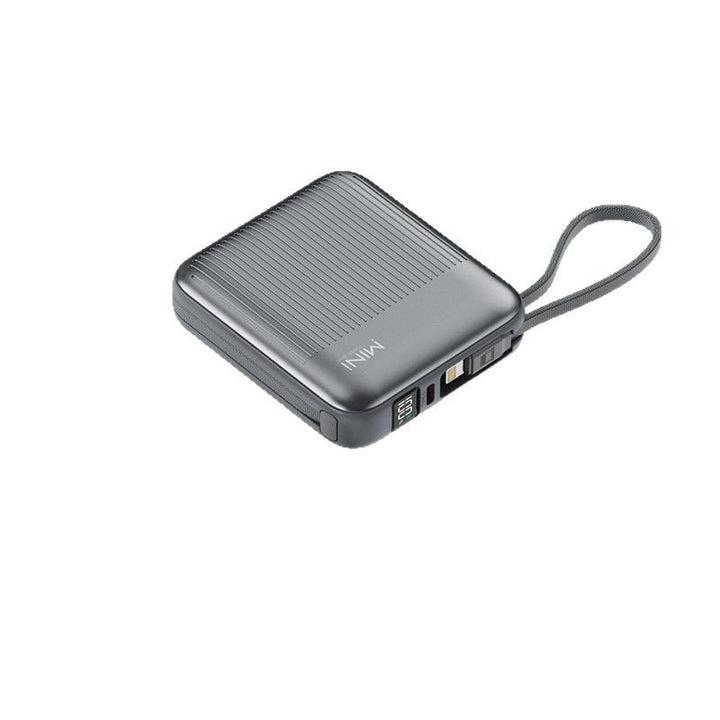 Compact power bank with integrated cable system Kalsten