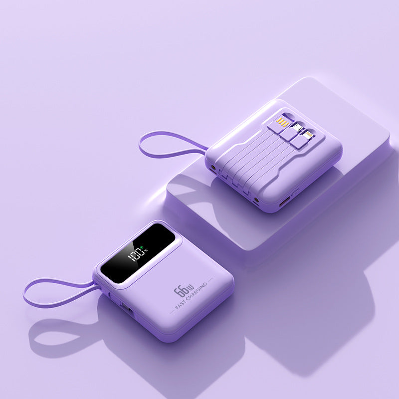 Compact power bank with fast charging function and digital charging status Kalsten
