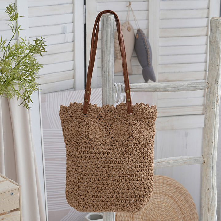 Handwoven bast bag Kalsten