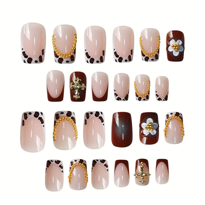 Decorative Press-On Nail Set Kalsten