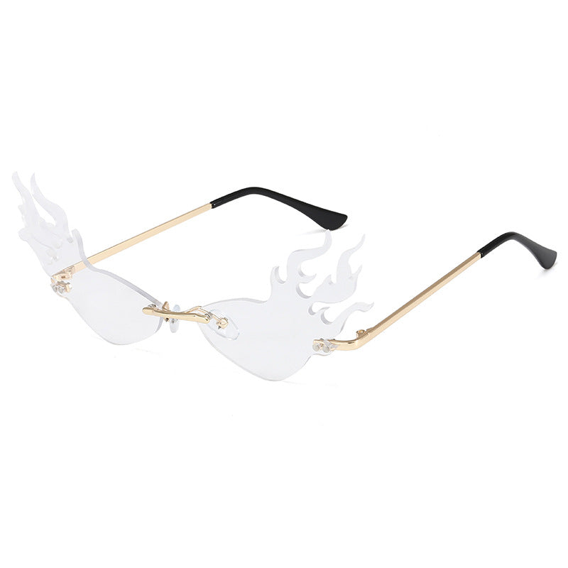 Women's fashionable sunglasses with flame-shaped design Kalsten