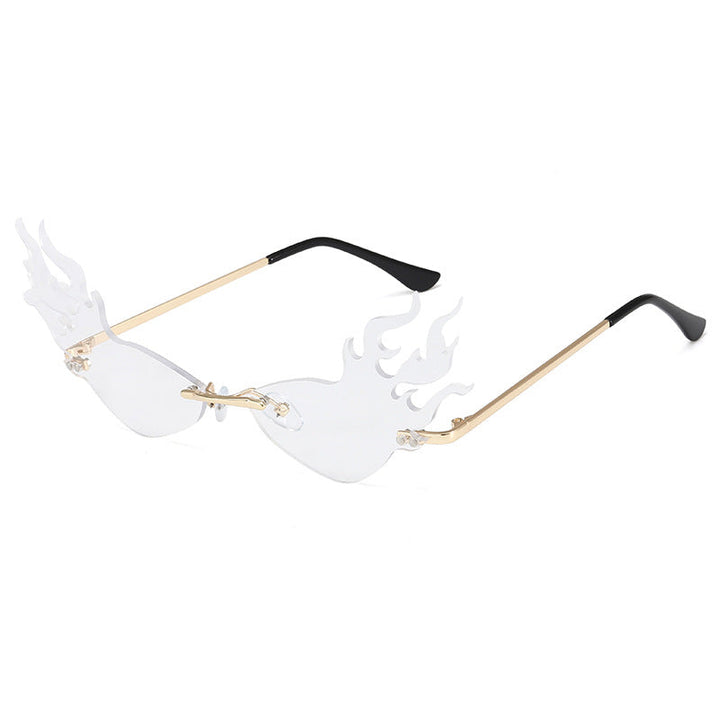 Women's fashionable sunglasses with flame-shaped design Kalsten