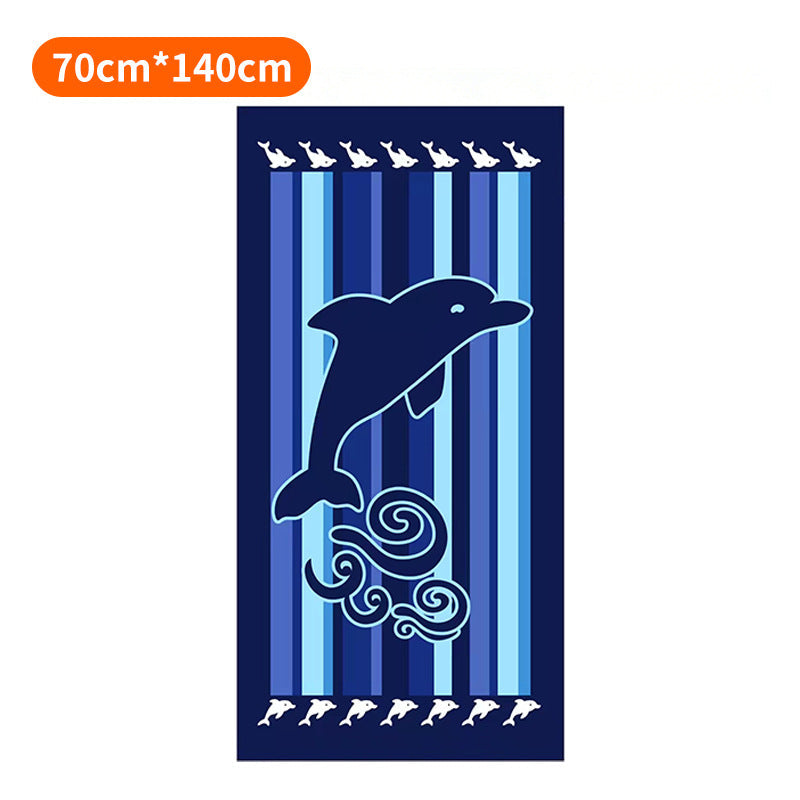 Beach towel with colorful stripe pattern Kalsten