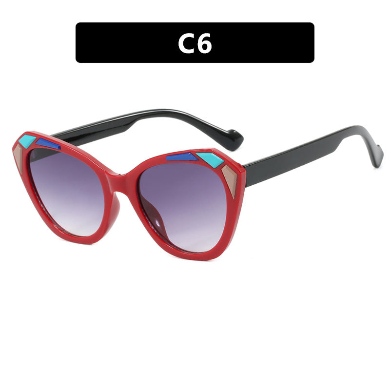 Ladies Cat Eye Sunglasses with Fashionable Details Kalsten