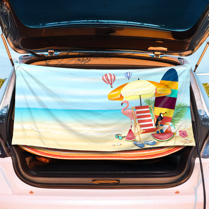 Beach blanket with cheerful summer motif Kalsten