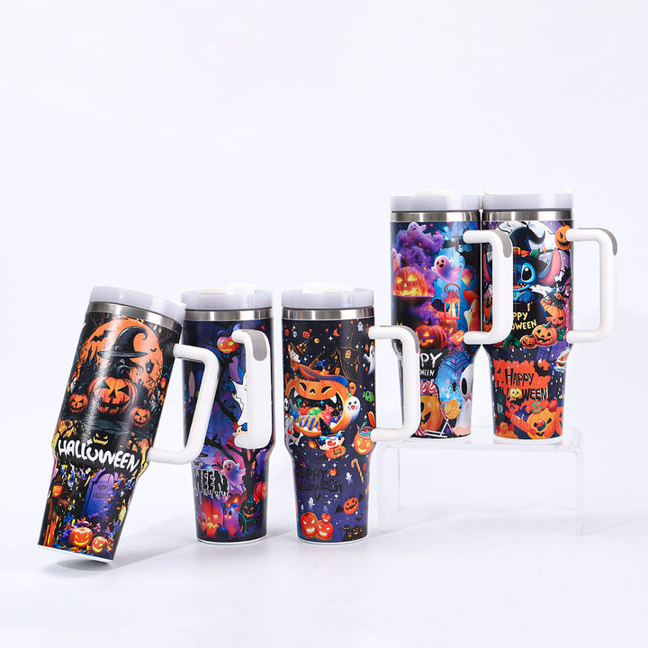 Women's Insulated Mug with Halloween Motif Kalsten