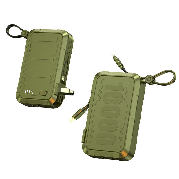 Robust Outdoor Power Bank with Integrated Solar Charging Technology Kalsten