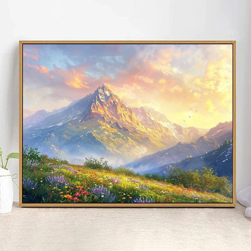 Majestic Mountain Landscape Art Print Kalsten