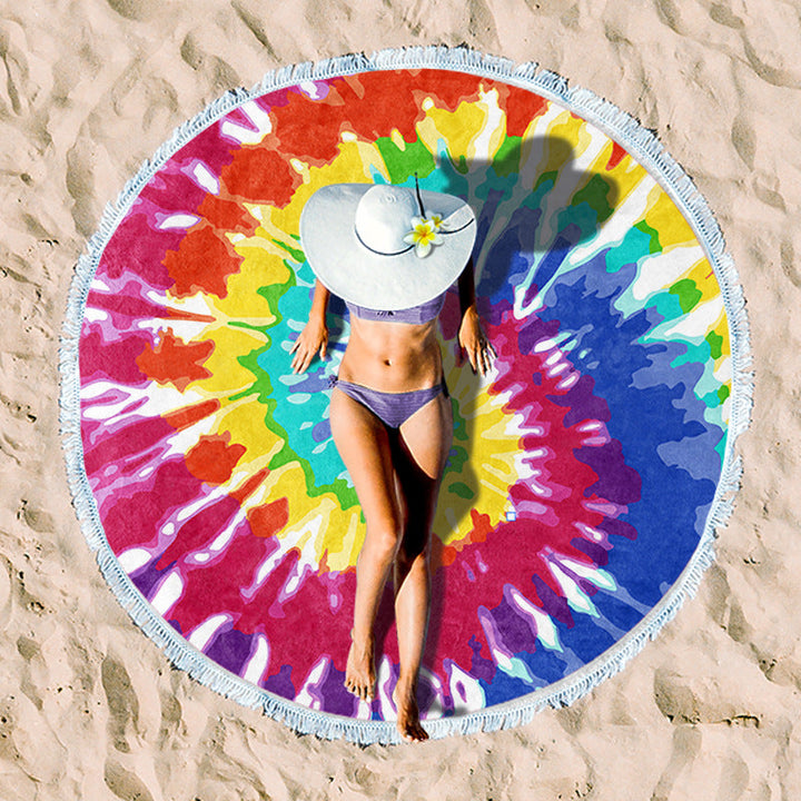 Rundstrand towel with unique sunset design Kalsten