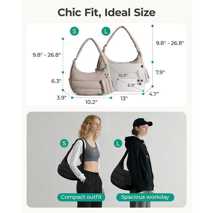 Multifunctional shoulder bag with side bottle holder Kalsten