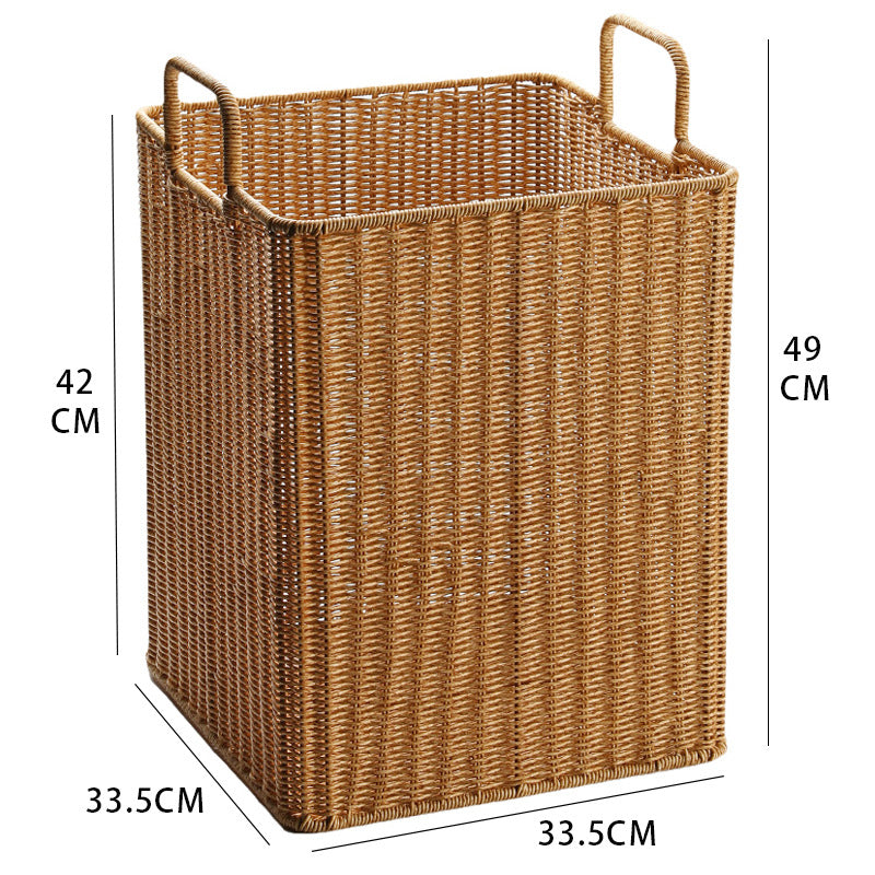 Handwoven Storage Bin with Sturdy Handles Kalsten