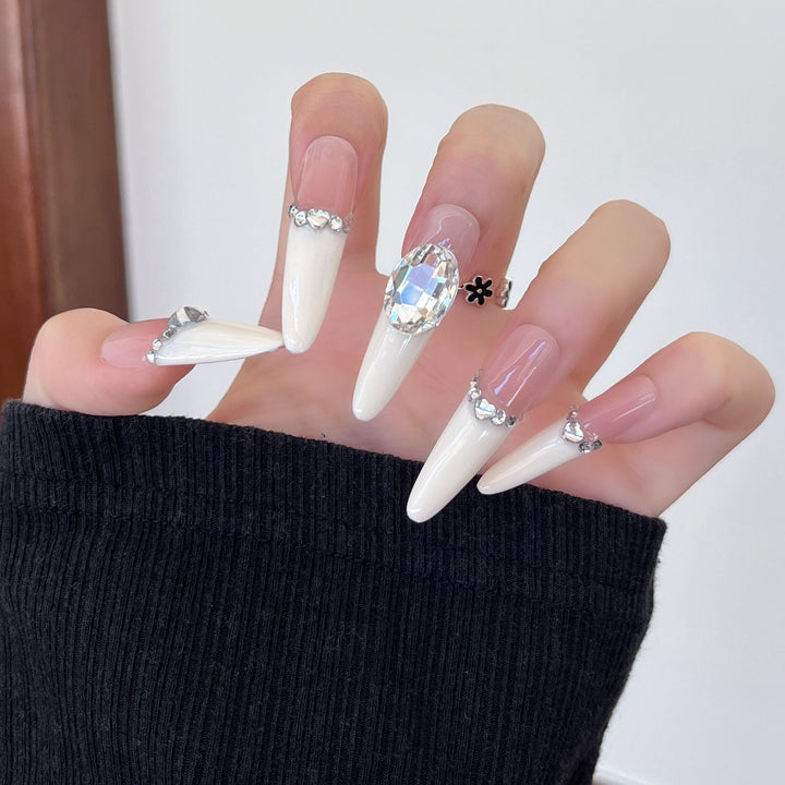 Elegant Stiletto Press-On Nail Art Kalsten