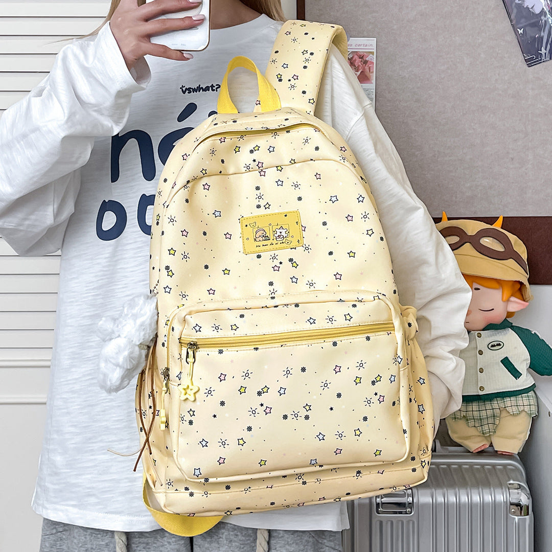 Fun Starry Print Backpack Kalsten