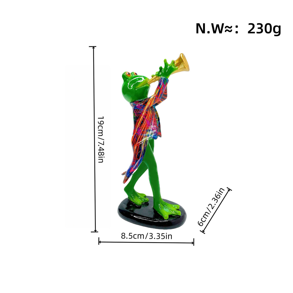 Musical Frog Figure Acalora