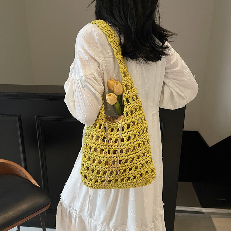 Fashionable Crocheted Tote Bag Kalsten