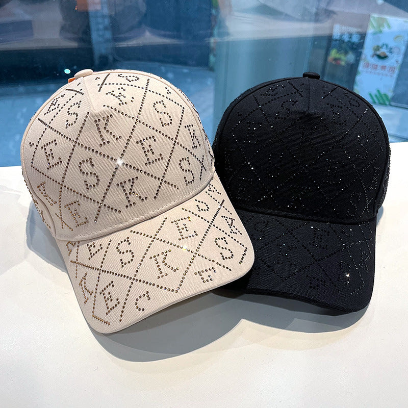 Women's Rhinestone-Embellished Adjustable Baseball Cap Kalsten