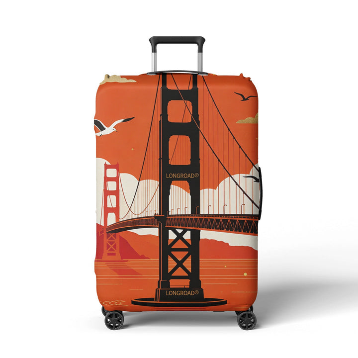 Women's suitcase cover in futuristic design Kalsten