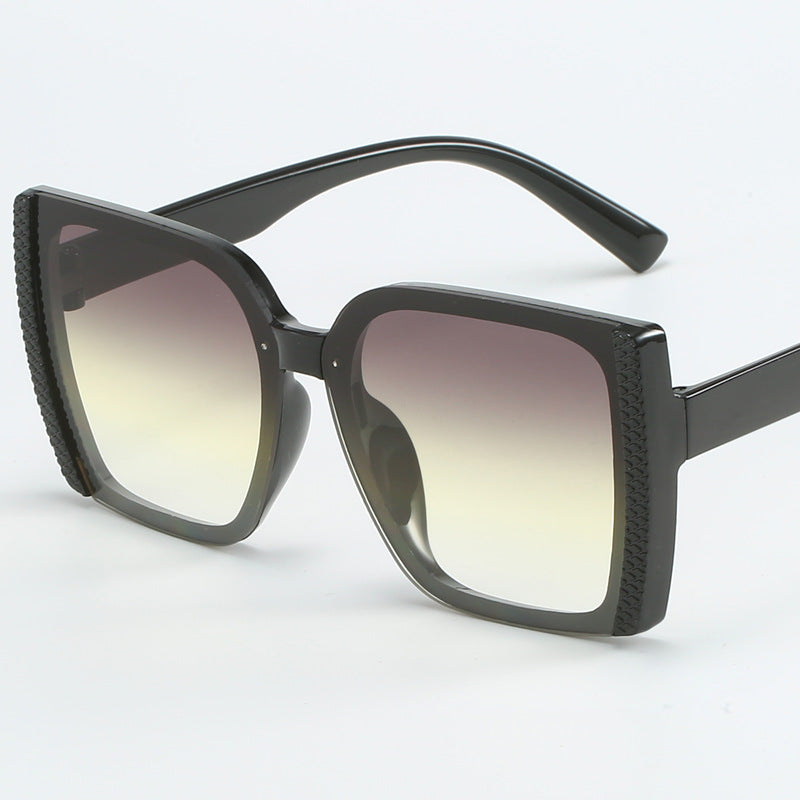 Women oversized designer sunglasses in modern woven design Kalsten