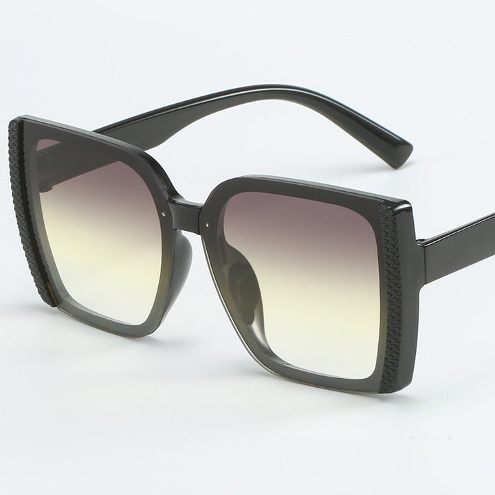 Women oversized designer sunglasses in modern woven design Kalsten