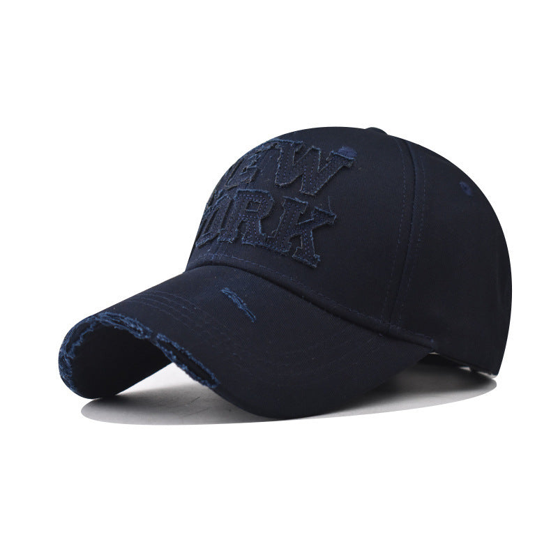 Women's Distressed Embroidered Baseball Cap Kalsten