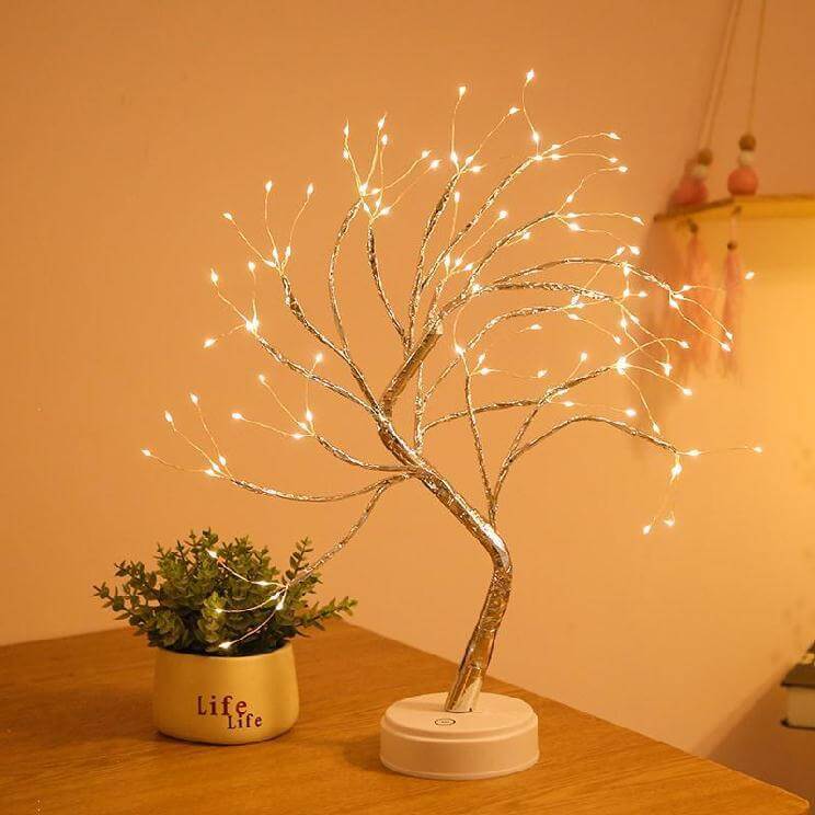 LED Table Lamp with Colorful Tree Lights Kalsten