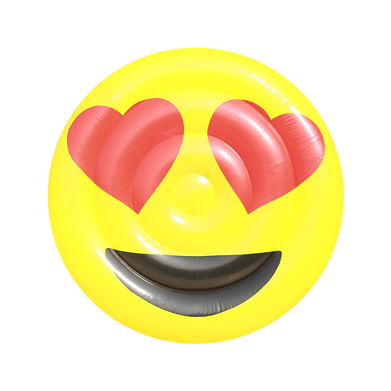 Ladies Inflatable Emoji Swim Ring Kalsten