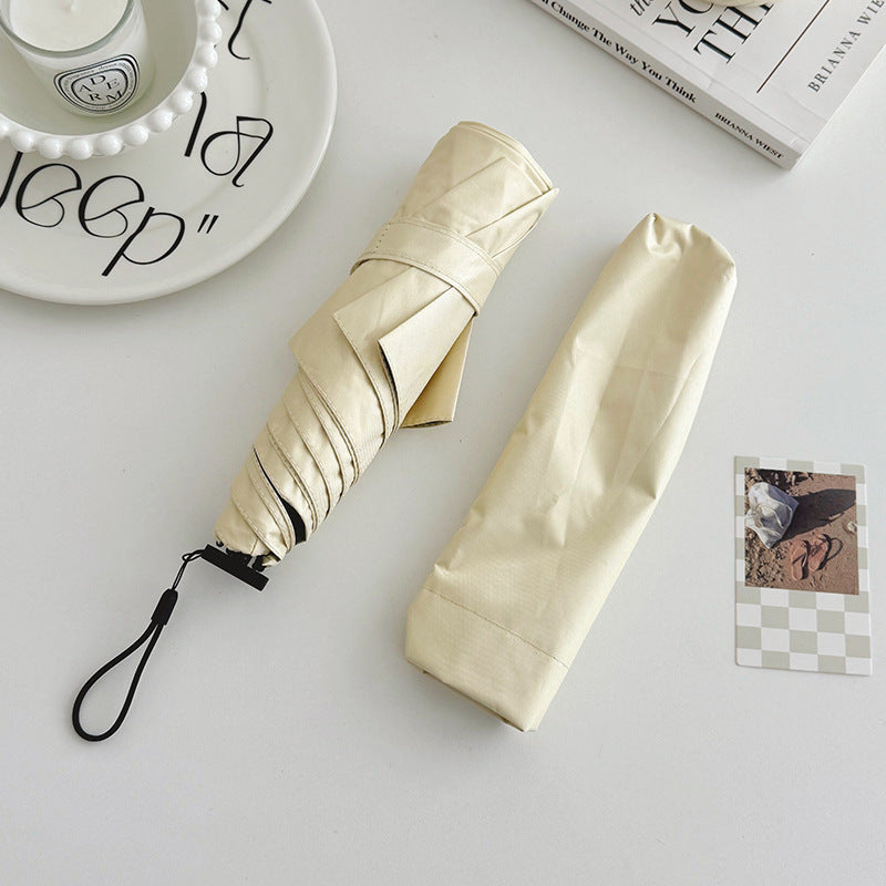 Women portable folding umbrella with wind-resistant mechanism Kalsten