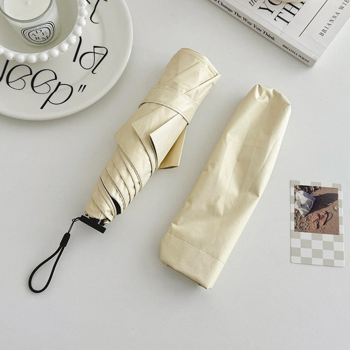 Women portable folding umbrella with wind-resistant mechanism Kalsten