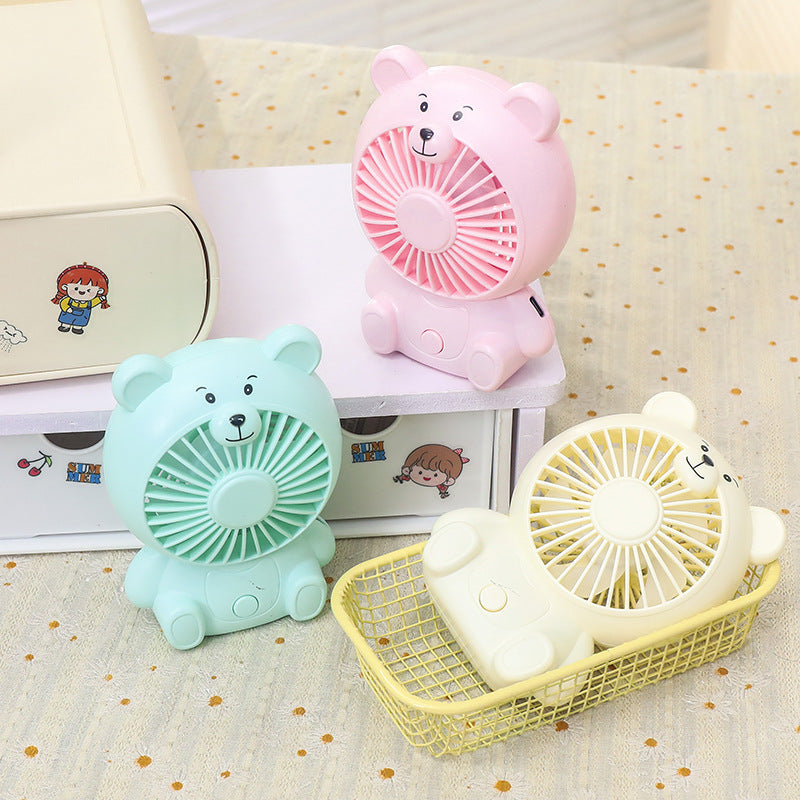 Unisex portable table fan bear shape with USB connection Kalsten