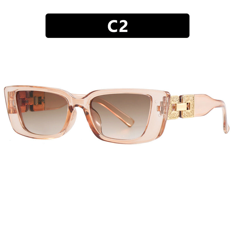 Women's trendy oversized sunglasses with unique leopard print Kalsten