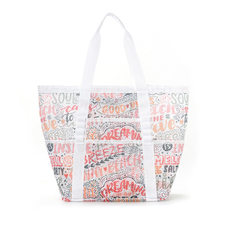 Practical Beach Bag in Airy Mesh Design Kalsten