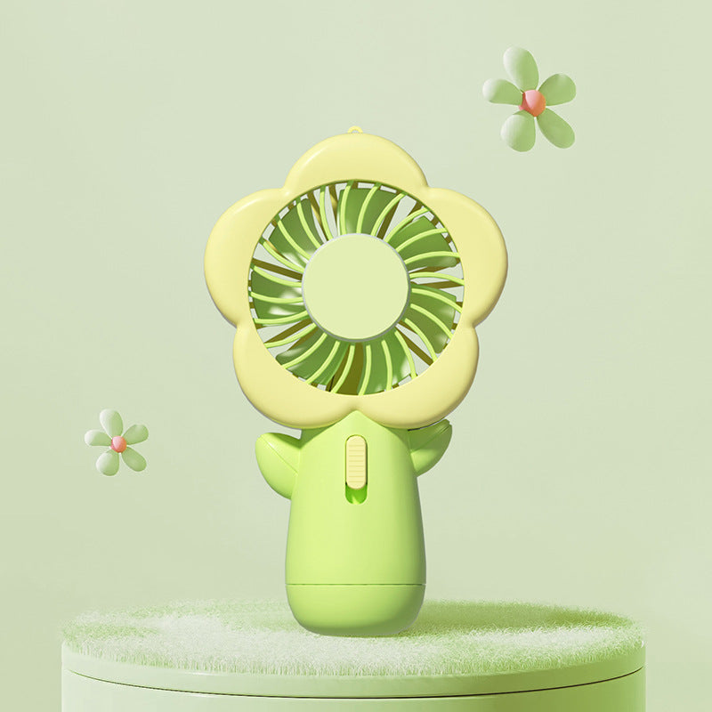 Women Wearable Mini Flower Fan Kalsten