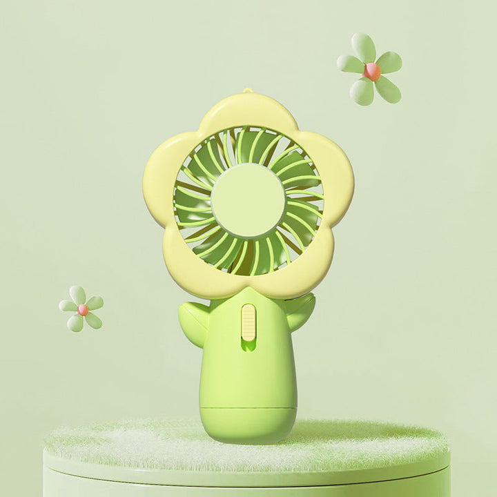 Women Wearable Mini Flower Fan Kalsten