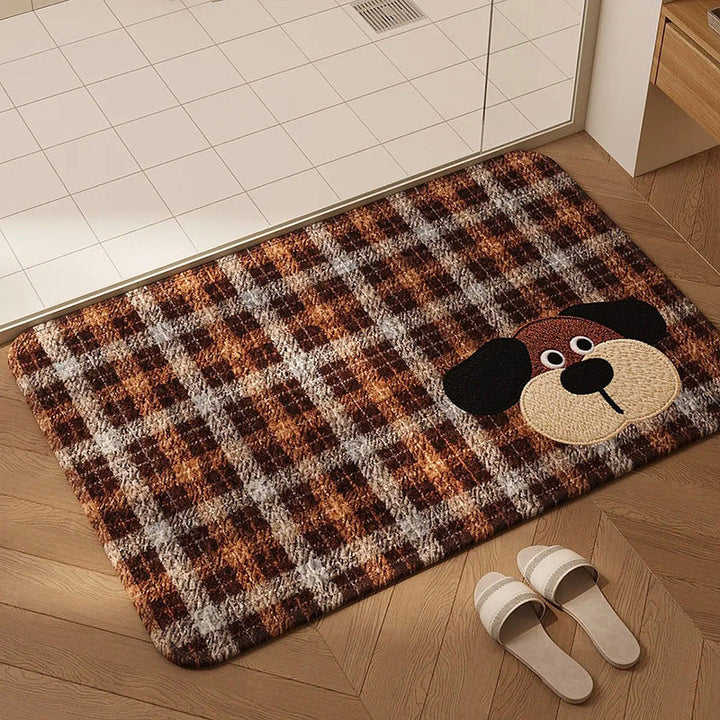 Playful Dog-Themed Area Rug