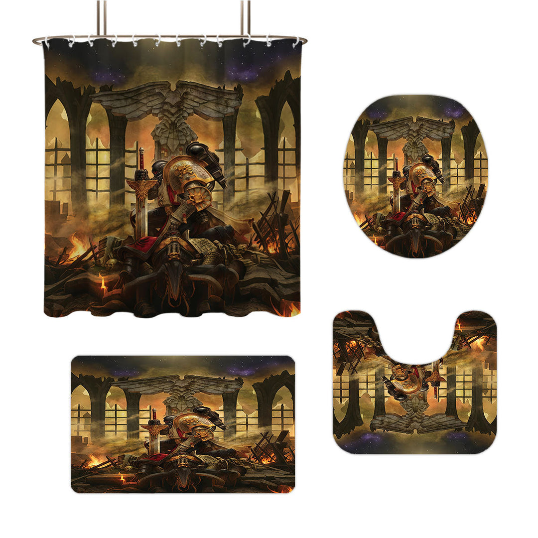 Digital Fantasy-Themed Bathroom Decor Set Kalsten