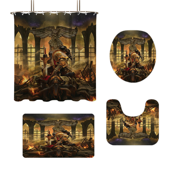 Digital Fantasy-Themed Bathroom Decor Set Kalsten