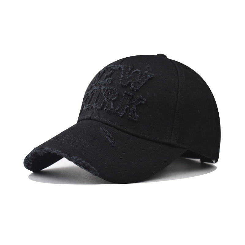 Women's Distressed Embroidered Baseball Cap Kalsten