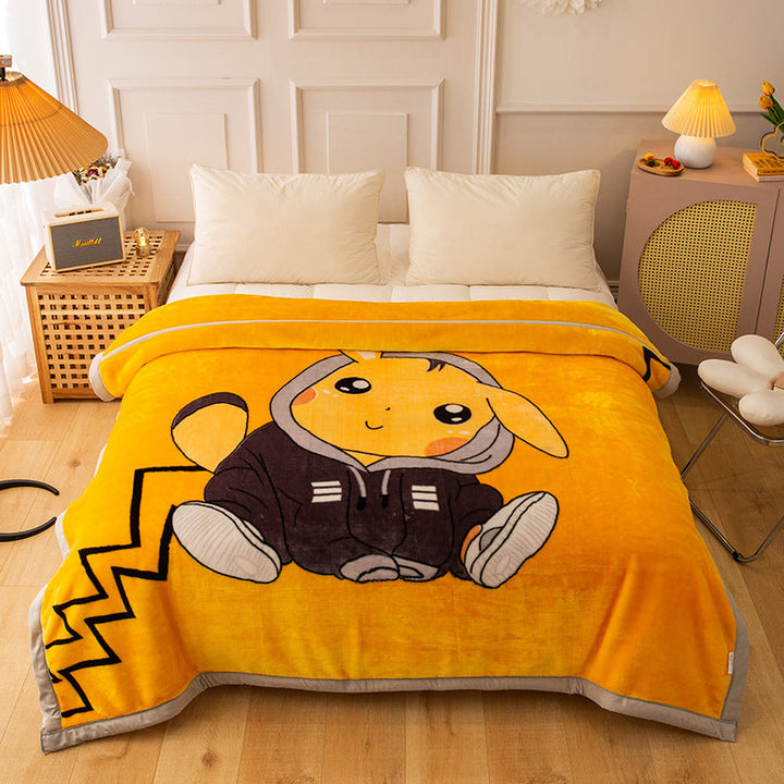 Cozy Cartoon Themed Blanket Kalsten