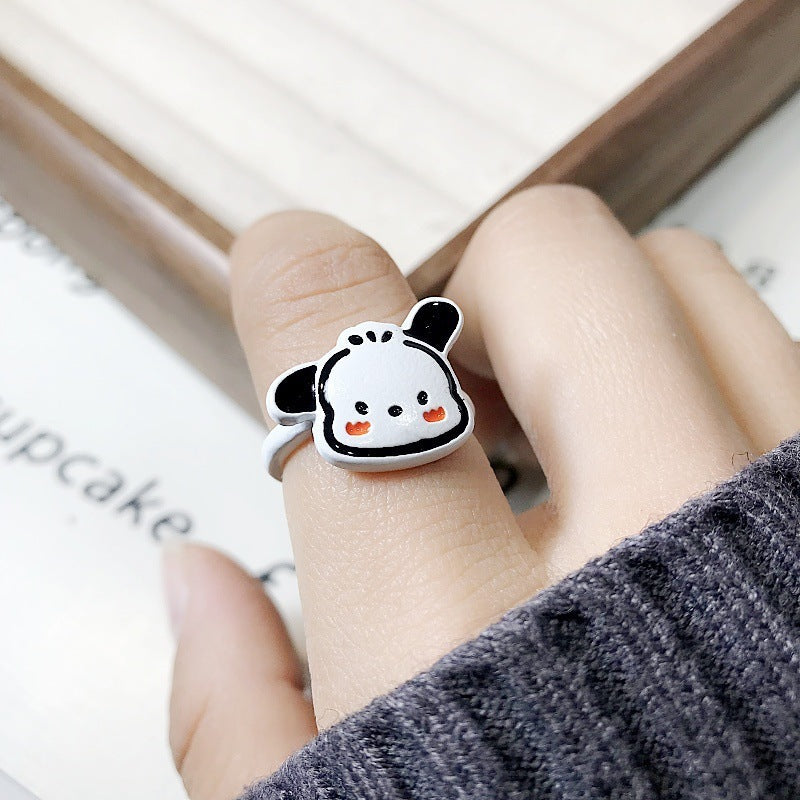 Playful ring with cheerful cartoon motif Kalsten
