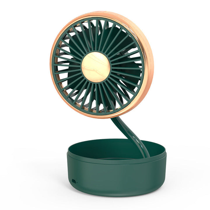 Dual-Head Portable Cooling Fan with Adjustable Speed Kalsten