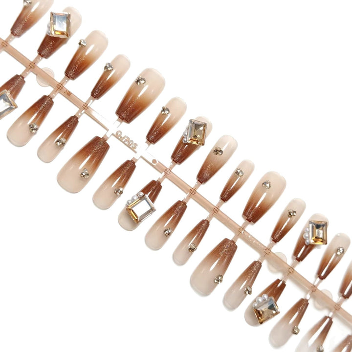 Glamorous Art Nails In The Elegant Ombre Design Kalsten