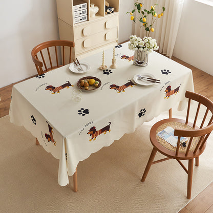 Decorative Animal Print Tablecloth