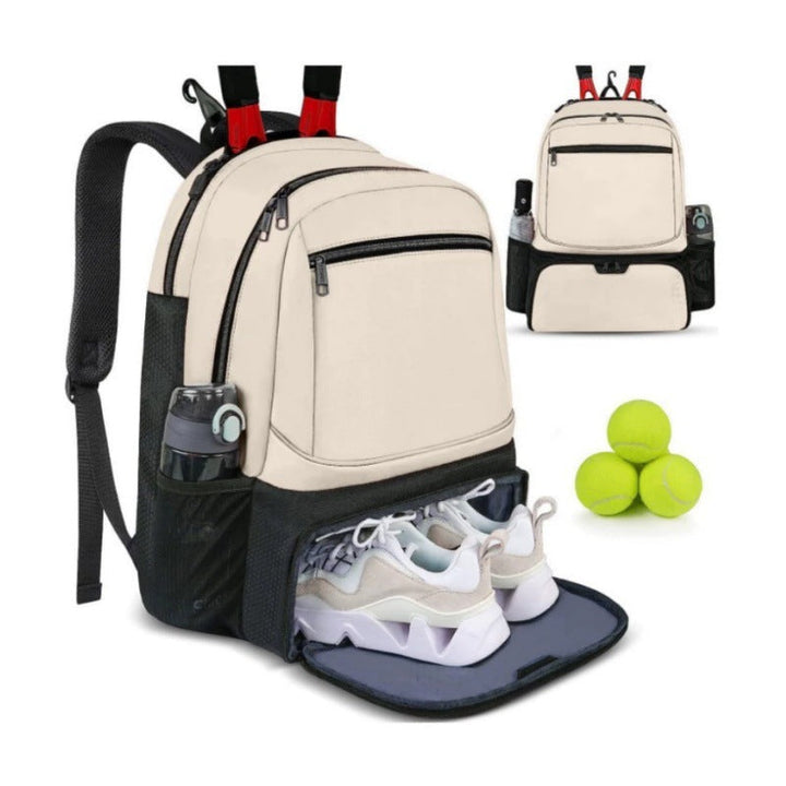 Sports backpack with shoe compartment and water bottle holder Kalsten