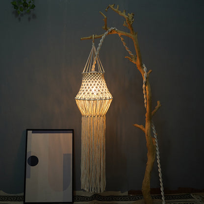 Macramé Pendant Light Shade Acalora