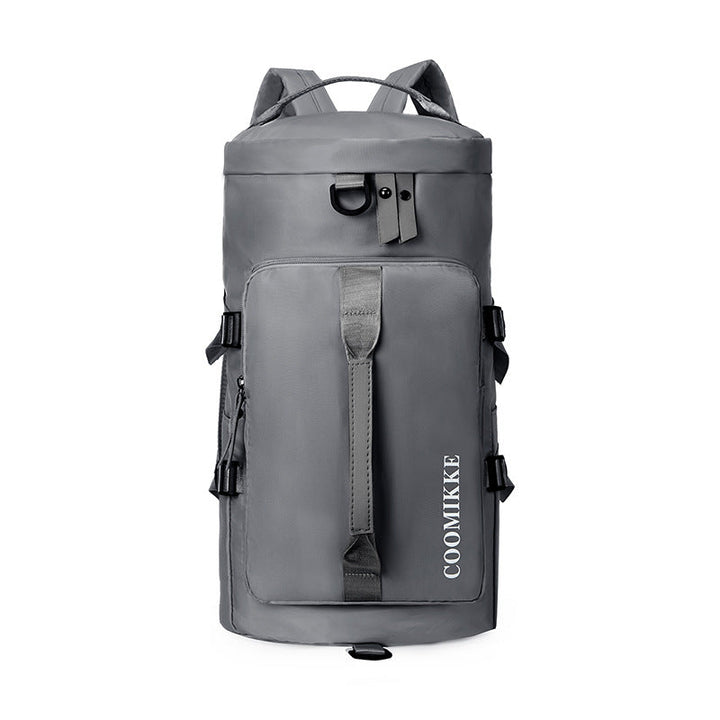 Sporty Backpack With Expandable Main Compartment Kalsten
