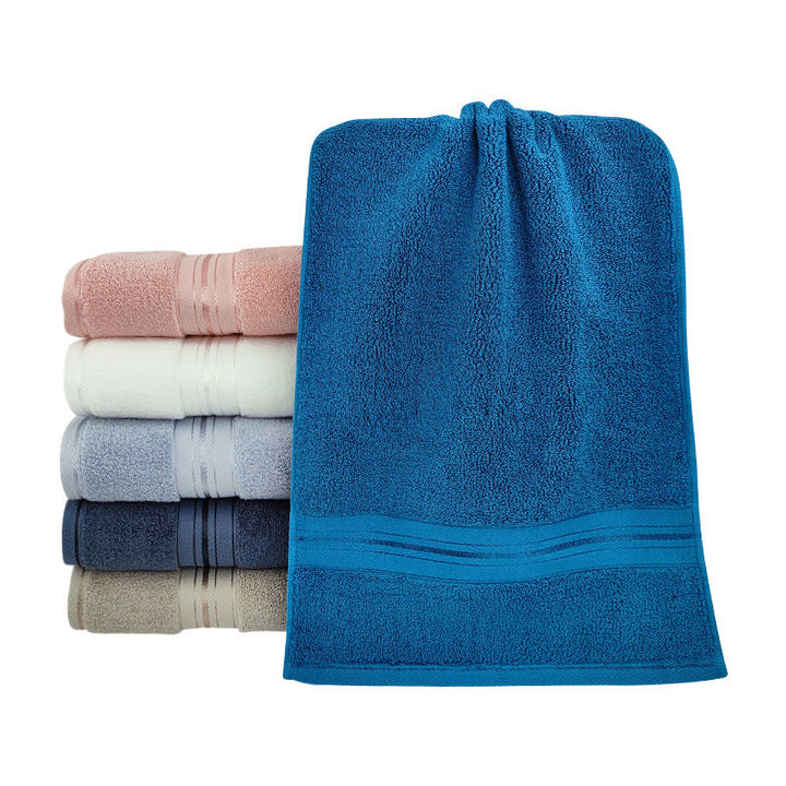 Premium Terry Bath Towel With Elegant Striped Border Kalsten